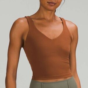 lululemon athletica Brown Tank Top